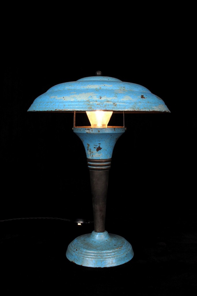 Ancienne lampe champignon, vers 1940 Old School Bazaar